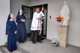 Poświęcenie figury Matki Bożej w Poznaniu